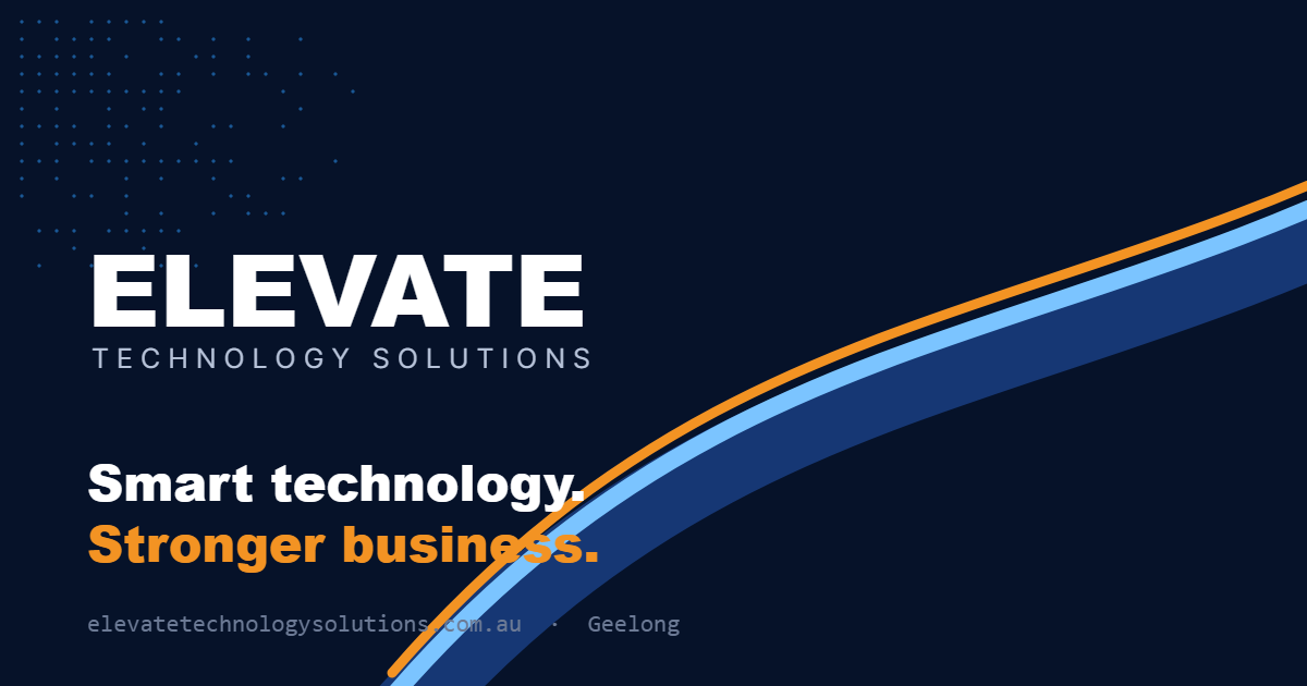 Elevate Technology Solutions | Geelong IT & Print Partner